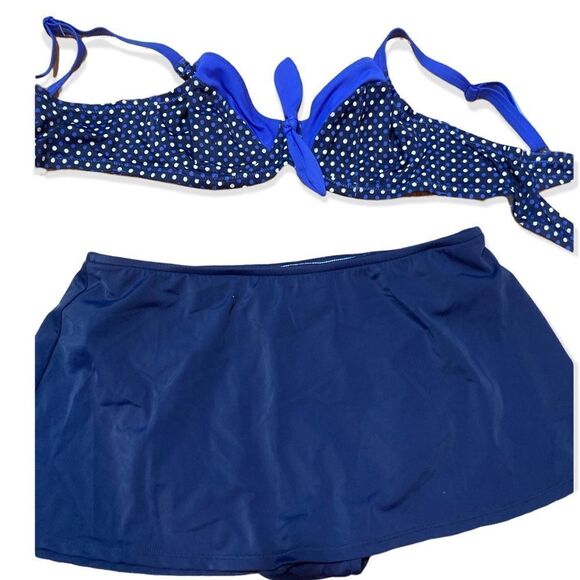 Jantzen and swimsuits for all! Swim sexy polkadot bikini top double straps -12 - Picture 1 of 10